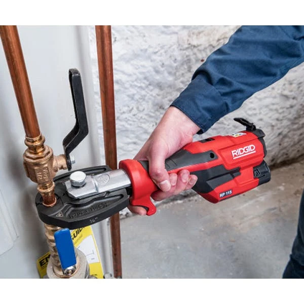 RIDGID RP 115 Mini Press Tool Battery Kit w/ ProPress Jaws (1/2"-3/4") 72553 9 RIDGID RP 115 Mini Press Tool Battery Kit w/ ProPress Jaws (1/2"-3/4") 72553 - Image 7